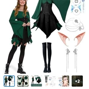 Enchanting Green Fairy Costume